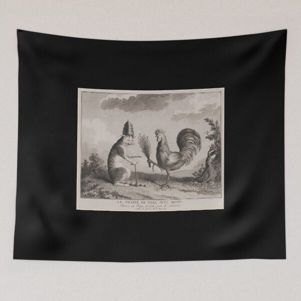 Item preview, Le traité de paix avec Rome - Pope Cat and Rooster Napoleon (1797) designed and sold by Karcer.