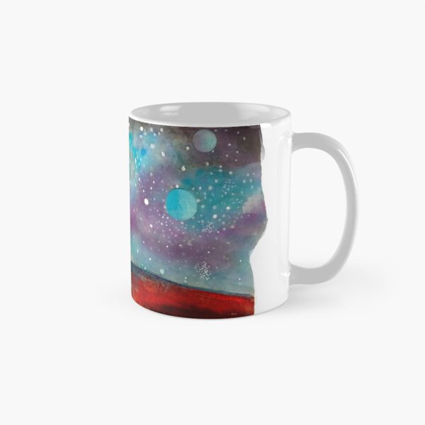 Item preview, Space Owl Galaxy Watercolour designed and sold by gildedfinches.