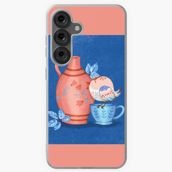 Pretty Alsatian pottery Samsung Galaxy Soft Case