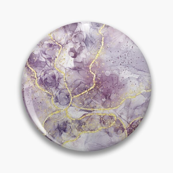 Item preview, Violet and gold shimmer with splatters of purple designed and sold by amelia mabry.