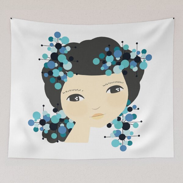Item preview, Science Girl (Blue) designed and sold by ruby + acorn.