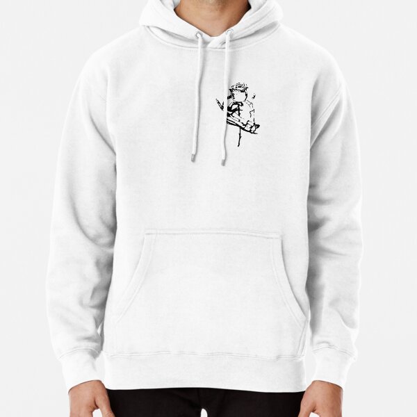 Rose and Skeleton Graphic Hoodie