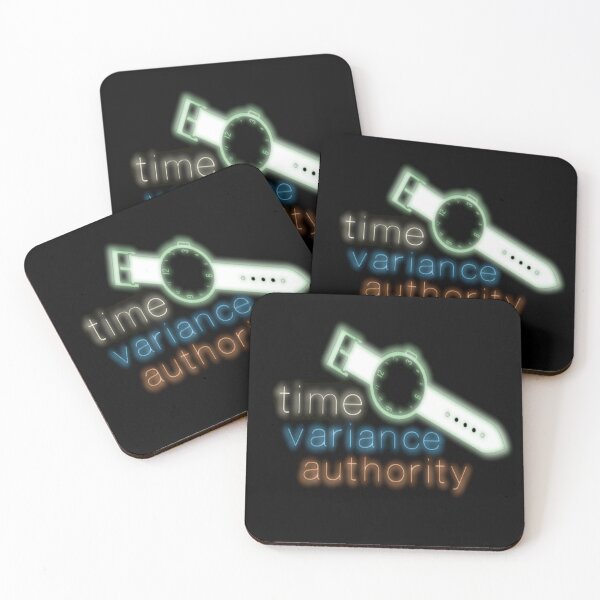 Item preview, Black design for a glossy time variance authority TVA designed and sold by Quality-room.