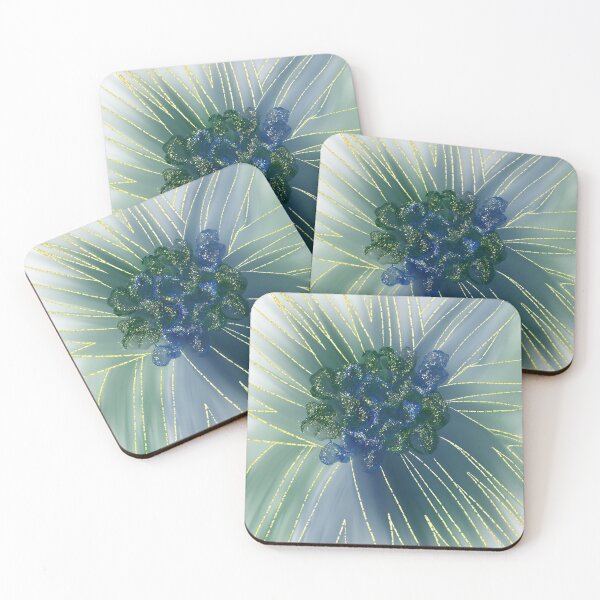 Item preview, Green/blue metallic spheres  designed and sold by amelia mabry.