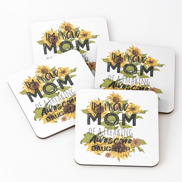 Item preview, I'm a proud mom of a freaking awesome | teacher - mommy - funny - gift - teacher -  clothing - mom designed and sold by Bloom  Haven.