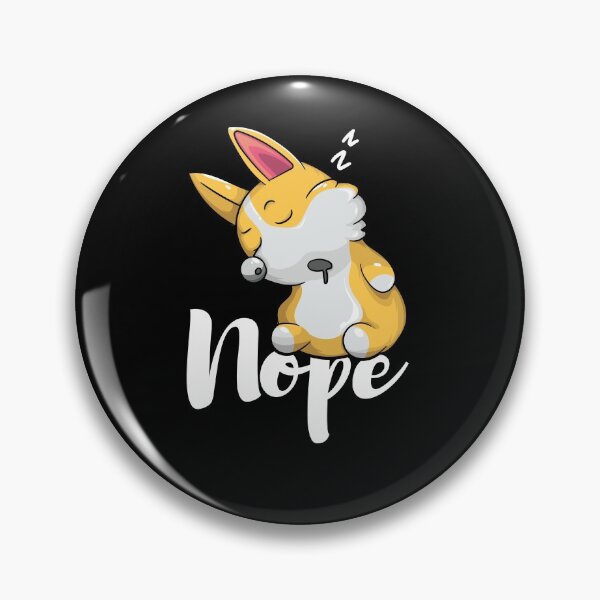 Item preview, Nope Funny Corgi Rebel designed and sold by BornDesign.