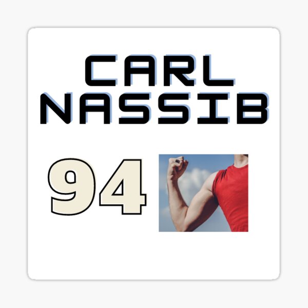 Carl Nassib 94 Sticker For Sale By Stephprint Redbubble
