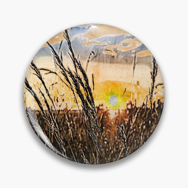 Item preview, Wheat Field Summer Sunset Backlighting Crops Countryside designed and sold by LashCreations.