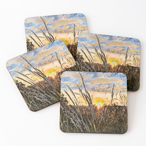Item preview, Wheat Field Summer Sunset Backlighting Crops Countryside designed and sold by LashCreations.