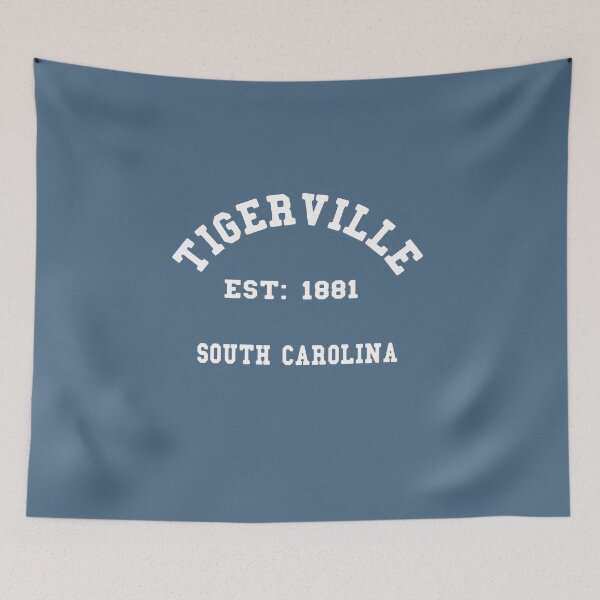 Item preview, Tigerville South Carolina white designed and sold by SwampfoxDesign.