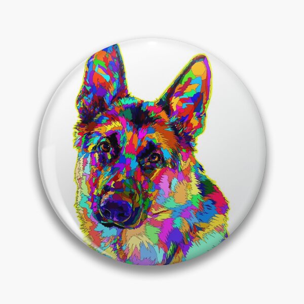 Item preview, German shepherd portrait designed and sold by SadhasNost.