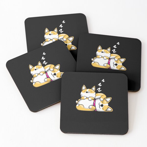 Item preview, Sleeping Corgis Cute Corgi Couple designed and sold by BornDesign.
