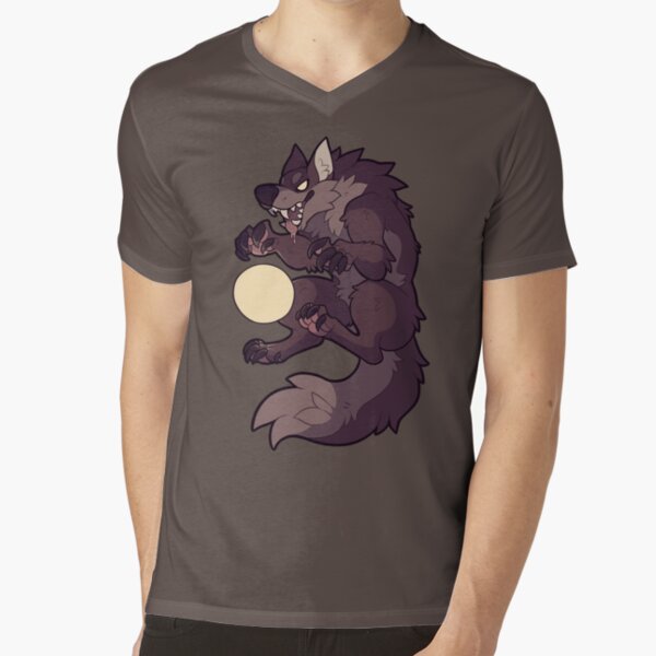 Claw at the Moon V-Neck T-Shirt