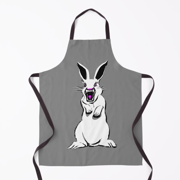 Item preview, Killer Rabid Rabbit with large evil teeth designed and sold by mirrorimages.