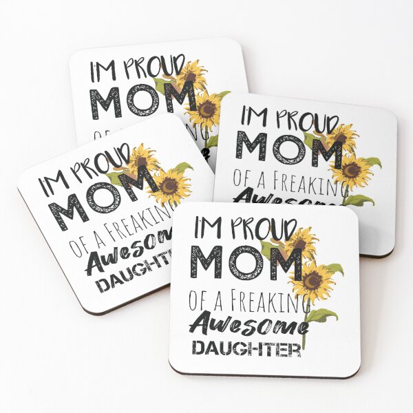 Item preview, Im a proud mom of a freaking awesome | teacher - mommy - funny - gift - teacher -   mom designed and sold by Bloom  Haven.