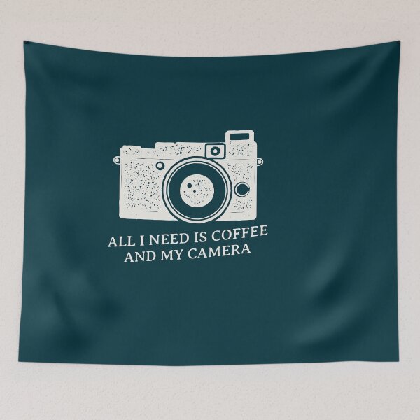 Item preview, All I Need is Coffee and My Camera designed and sold by art-fox.