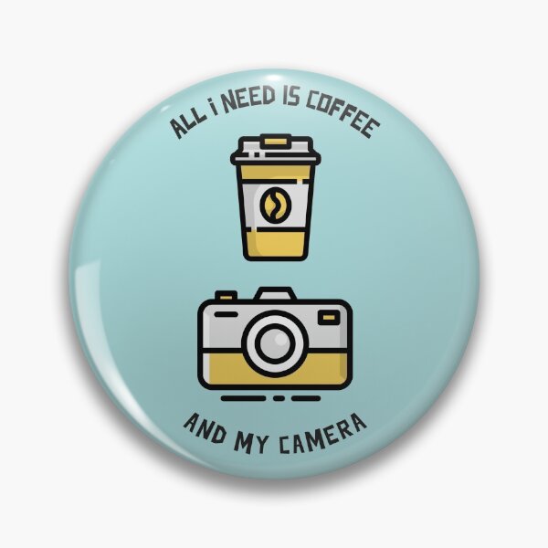 Item preview, All I Need is Coffee and My Camera designed and sold by art-fox.