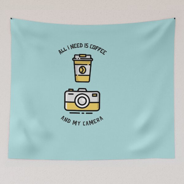 Item preview, All I Need is Coffee and My Camera designed and sold by art-fox.