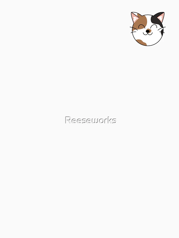 Aperçu 6 sur 6. Sweat à capuche épais avec l'œuvre Chat Calico créée et vendue par Reeseworks.