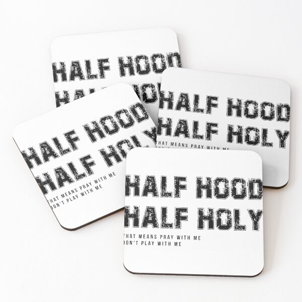 Item preview, Half hood half holy 2021, half holy, half hood half holy, half hood half holy meme, half hood half holy covid, half hood half holy that means pray Classic T-Shirt designed and sold by Elkaissi3.