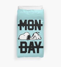Snoopy Lazy Monday Duvet Cover