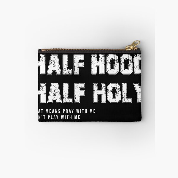 Item preview, Half hood half holy 2021, half holy, half hood half holy, half hood half holy meme, half hood half holy covid, half hood half holy that means pray Classic T-Shirt designed and sold by Elkaissi3.