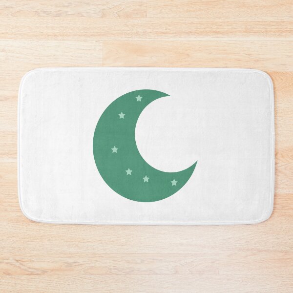 Item preview, Green Crescent Moon w/Green Stars designed and sold by ShaunSandhu.