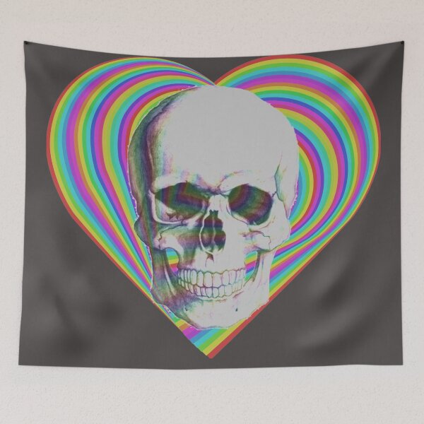 Item preview, Psychedelic Skull designed and sold by P-aws.