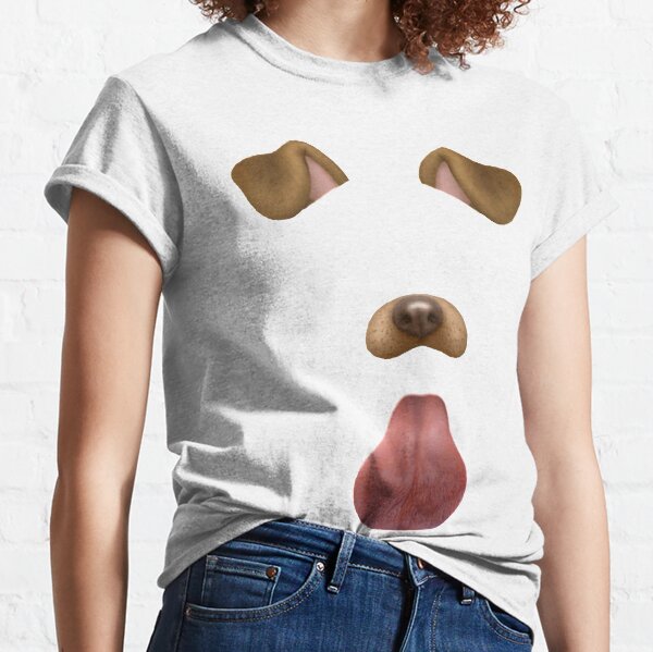 Snapchat Dog Filter Classic T-Shirt