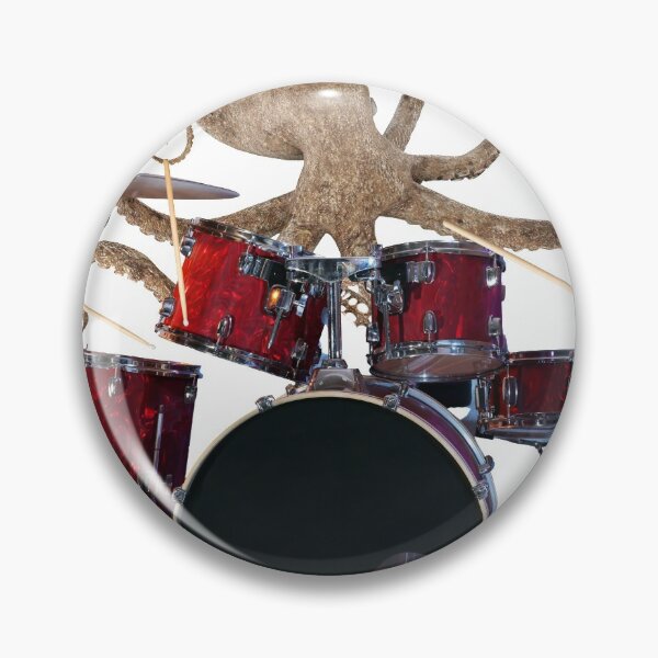 Item preview, Octopus Playing Red Drums Men's T-Shirt Gift, Drummer Shirt Octopus Gift Drumming Shirt designed and sold by mydesignsbylar.