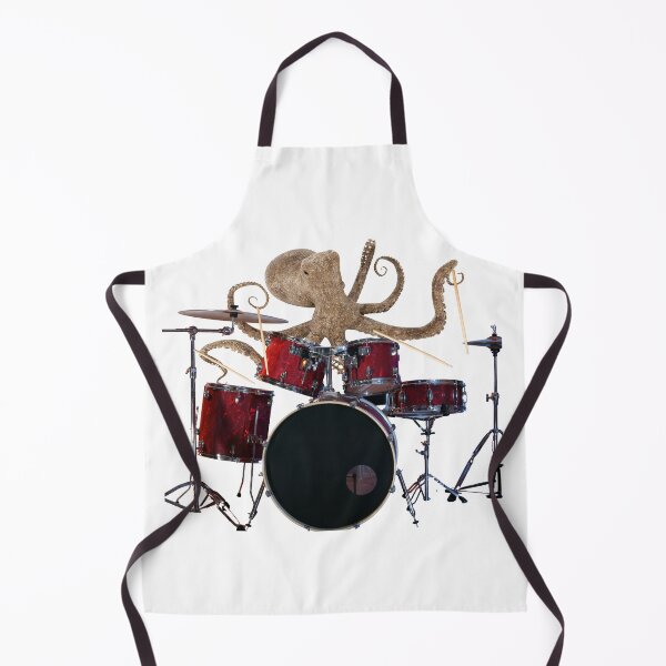 Item preview, Octopus Playing Red Drums Men's T-Shirt Gift, Drummer Shirt Octopus Gift Drumming Shirt designed and sold by mydesignsbylar.
