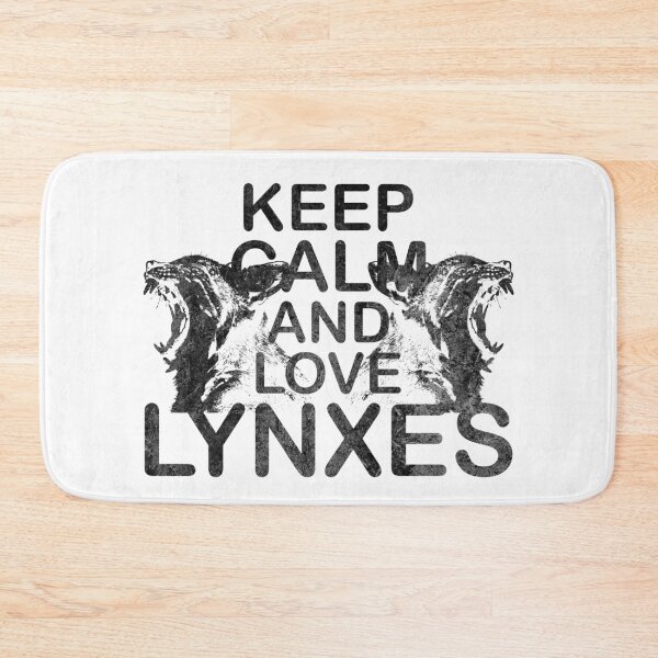 Item preview, Keep Calm Love lynx lynx motif lynx gift designed and sold by DerNerd.