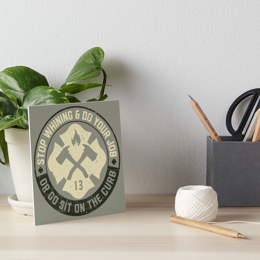 Item preview, Art Board Print designed and sold by FiremanUP.