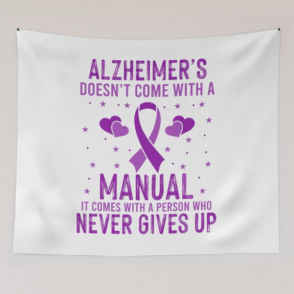 Item preview, ALZHEIMER'S DOESN'T COME WITH A MANUAL BUT WITH A PERSON WHO NEVER GIVES UP COLLECTION designed and sold by JRM Tees & More Store.