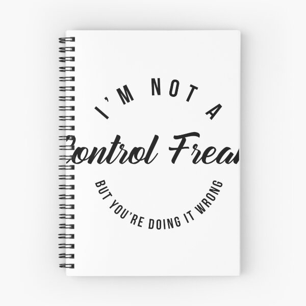 Item preview, I’m Not A Control Freak But You’re Doing It Wrong Sticker designed and sold by Elkaissi3.