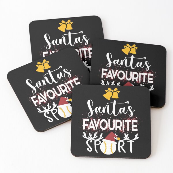 Item preview,  Santa's Favourite Sport, Match Ball Softball Shooter ,Cute Manimalist Soft Ball With Christmas Ornaments ,Cute Christmas Gift For Softball Players designed and sold by Rassitni.