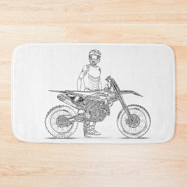 Item preview, motocross rider draw designed and sold by nicodrt.