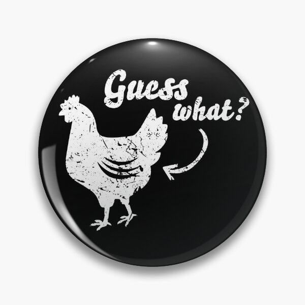Item preview, Guess What Chicken Butt Shirt - The Original Distressed Look designed and sold by ZimbomDesigner.