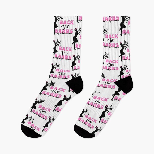 Item preview, Back The Barbz in Classy Black Pink Retro--Funny Quotes designed and sold by Mary Maple.