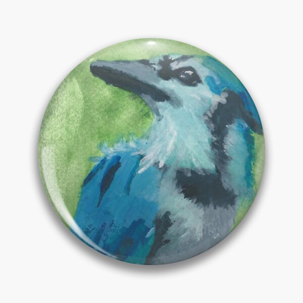 Item preview, Blue Jay Watercolor designed and sold by Amber Opphile.