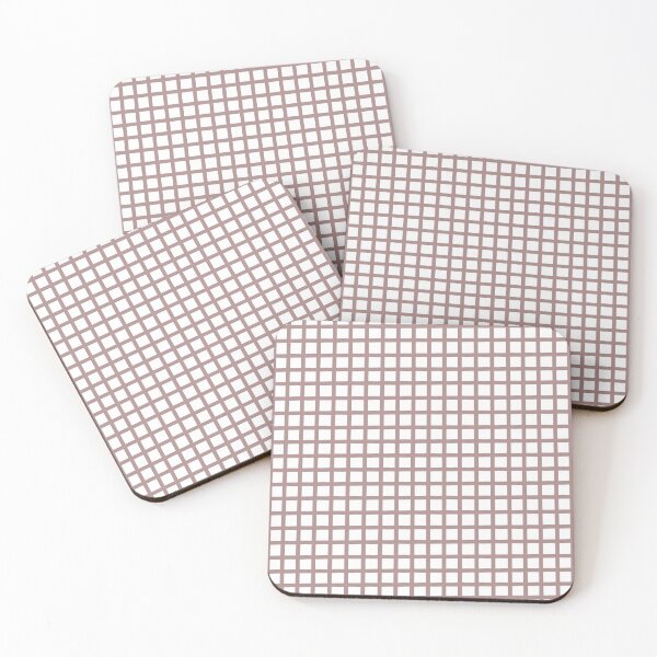 Item preview, comfy brown grid designed and sold by duvet-day.