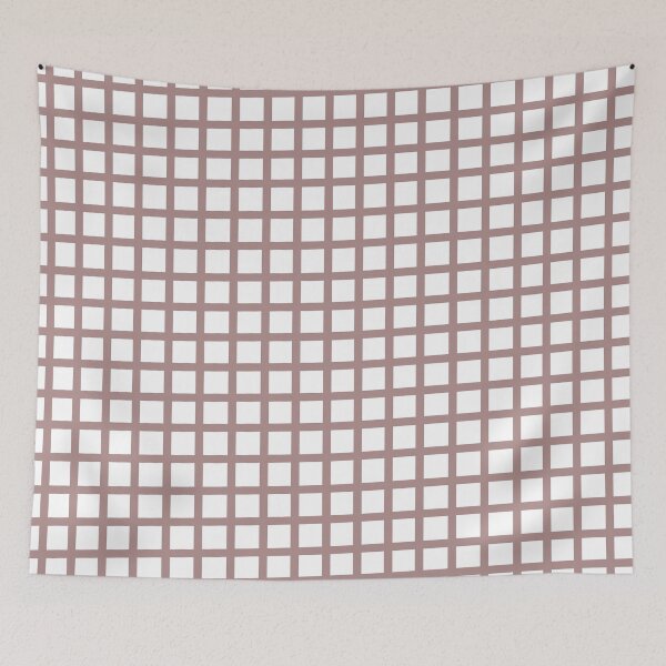 Item preview, comfy brown grid designed and sold by duvet-day.