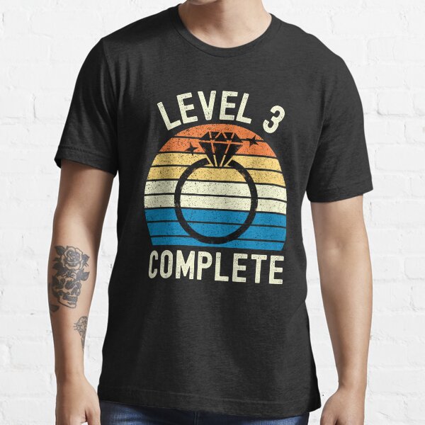 3rd Wedding Anniversary Level 3 Complete Essential T-Shirt