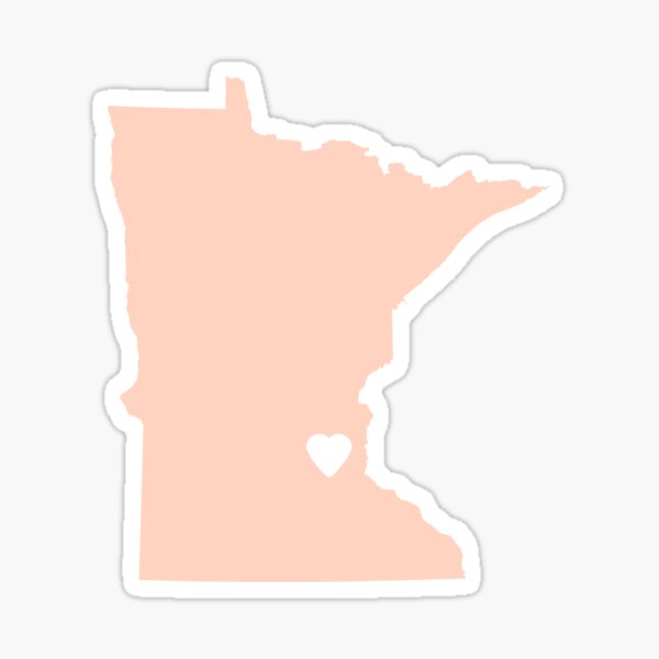 Minnesota Peach Sticker