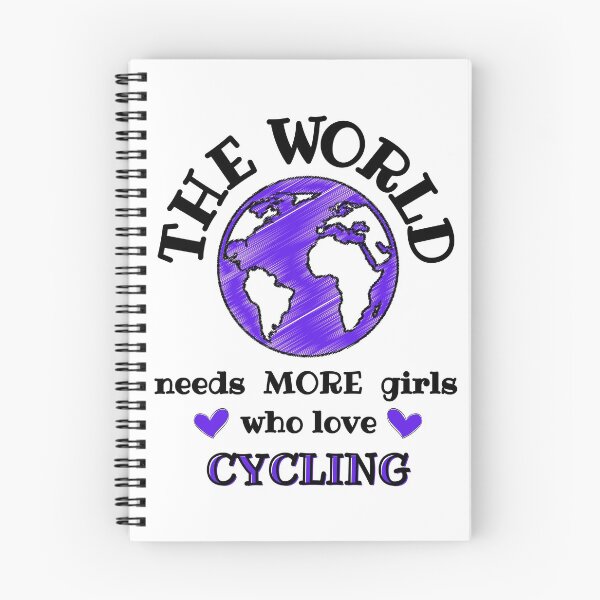 Item preview, The world needs more girls who love cycling designed and sold by TheGreenGoat.