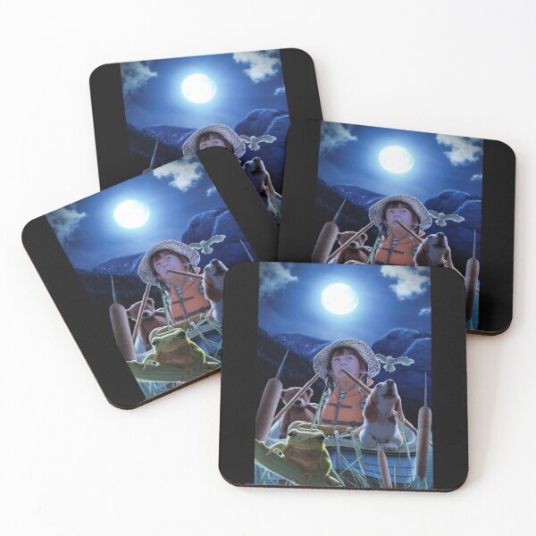 Item preview, Little Girl on Boat Hunting Frogs designed and sold by Sebastien Lachapelle.