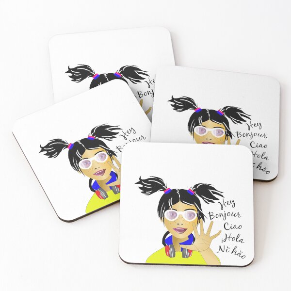 Item preview, Teenie greets friendly in different languages designed and sold by jumapa.