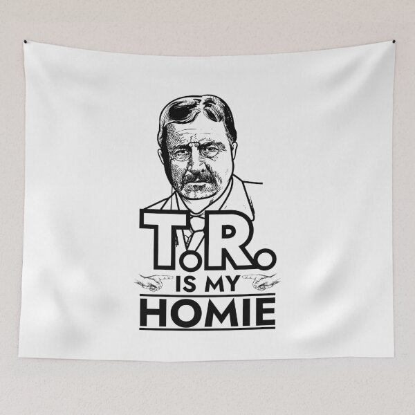 Item preview, Teddy Roosevelt is My Homie Bull Moose Party  designed and sold by The Junto Shop.