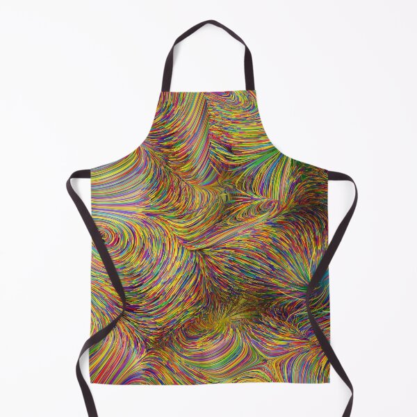 Item preview, Goldy Curly Lines designed and sold by shornaiter.