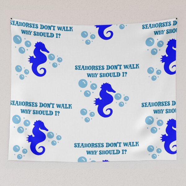 Item preview, Seahorses don’t walk why should I? DISABILITY AWARENESS  designed and sold by Designs Of all kinds.
